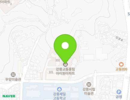 강원특별자치도 강릉시 화부산로40번길 29 (교동, 강릉교동풍림아이원아파트) 지도