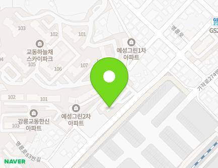 강원특별자치도 강릉시 명륜로 109-4 (교동, 교동아파트) 지도
