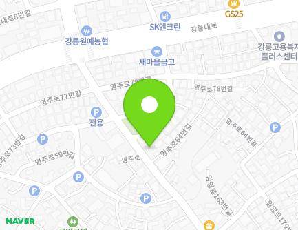 강원특별자치도 강릉시 명주로 68 (교동) 지도