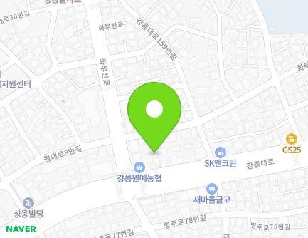 강원특별자치도 강릉시 강릉대로 151 (교동) 지도