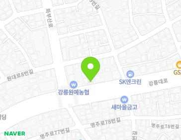 강원특별자치도 강릉시 강릉대로 153 (교동) 지도