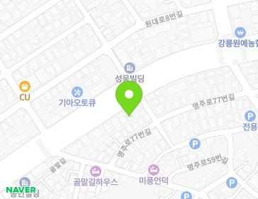 강원특별자치도 강릉시 강릉대로 132 (교동) 지도