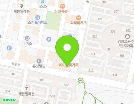 강원특별자치도 강릉시 정원로 42 (교동) 지도