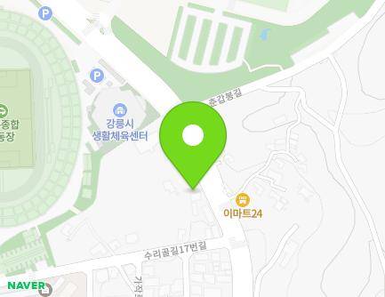 강원특별자치도 강릉시 수리골길 25 (교동) 지도