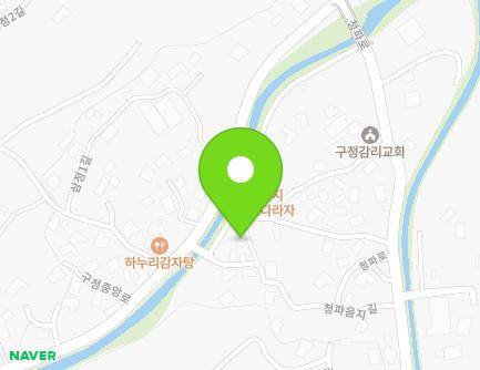 강원특별자치도 강릉시 구정면 청파음지길 27-1 지도