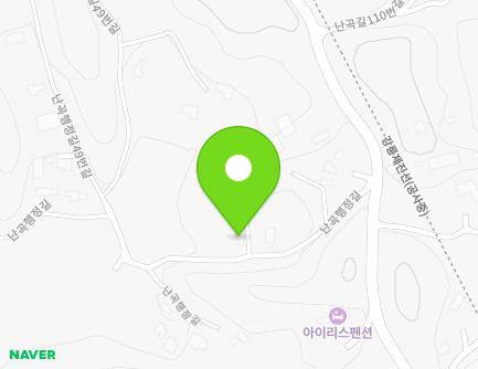 강원특별자치도 강릉시 난곡행정길 65-1 (난곡동) 지도