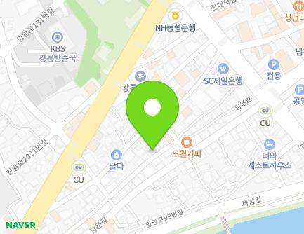 강원특별자치도 강릉시 경강로2018번길 23 (남문동) 지도