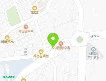 강원특별자치도 강릉시 범일로579번길 8 (내곡동) 지도