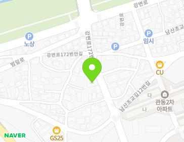 강원특별자치도 강릉시 강변로172번길 10 (내곡동) 지도