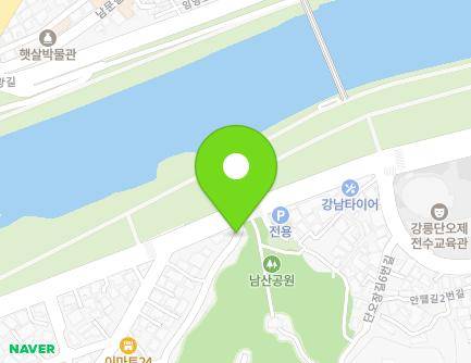 강원특별자치도 강릉시 강변로 222 (내곡동) 지도