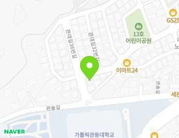 강원특별자치도 강릉시 관대길 35 (내곡동) 지도