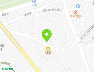 강원특별자치도 강릉시 강변로172번안길 16-1 (내곡동) 지도