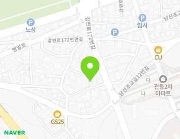 강원특별자치도 강릉시 강변로172번안길 15-5 (내곡동) 지도