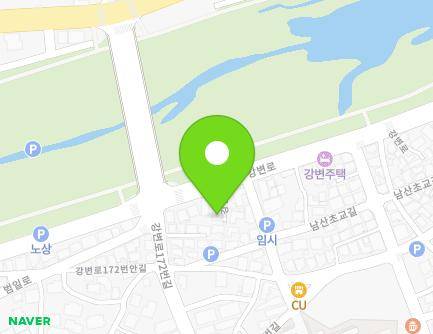 강원특별자치도 강릉시 강변로 180-4 (내곡동) 지도