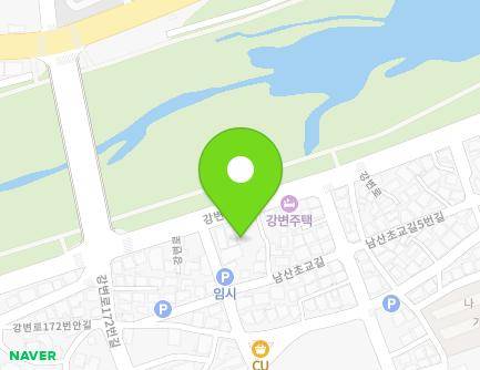 강원특별자치도 강릉시 강변로 184-1 (내곡동) 지도