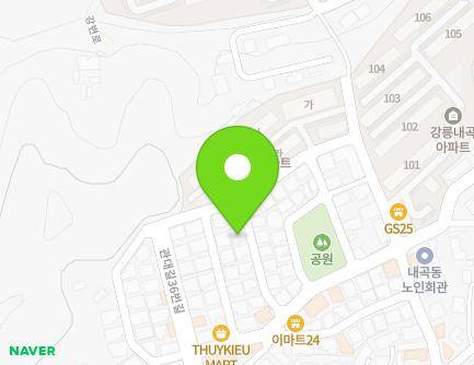 강원특별자치도 강릉시 관대길28번길 9 (내곡동) 지도