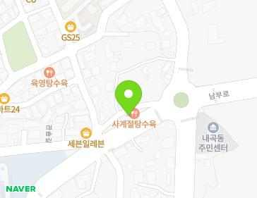 강원특별자치도 강릉시 범일로579번길 6 (내곡동) 지도