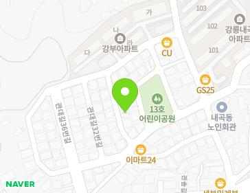 강원특별자치도 강릉시 관대길28번길 4 (내곡동) 지도