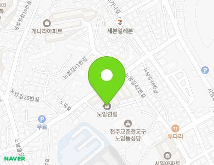 강원특별자치도 강릉시 노암길 40 (노암동, 노암연립주택) 지도