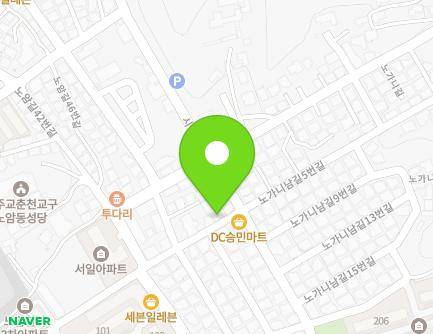 강원특별자치도 강릉시 노가니남길 6-2 (노암동) 지도