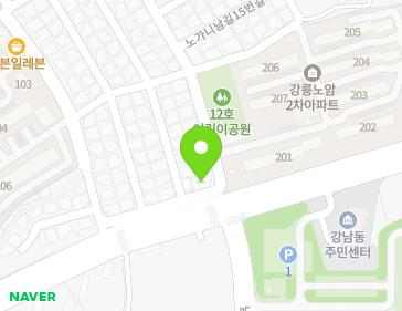 강원특별자치도 강릉시 노가니남길 30 (노암동) 지도