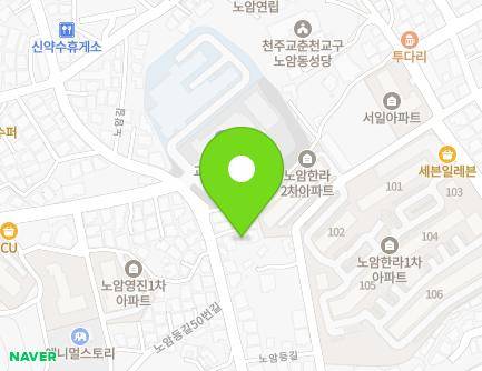 강원특별자치도 강릉시 노암등길 43-4 (노암동) 지도