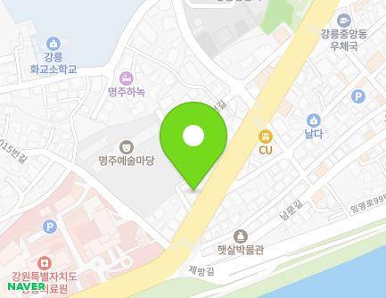 강원특별자치도 강릉시 경강로 2023 (명주동) 지도