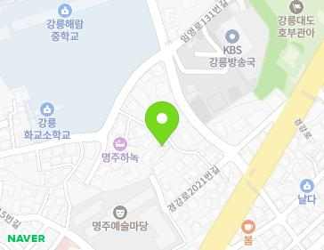강원특별자치도 강릉시 경강로2021번안길 5-1 (명주동) 지도