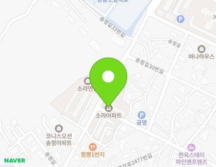 강원특별자치도 강릉시 송정길 20 (송정동, 소라임대아파트) 지도