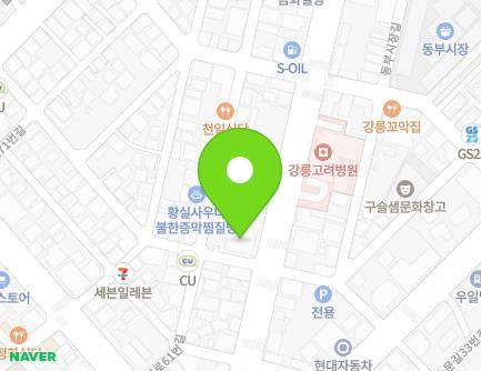 강원특별자치도 강릉시 옥가로 21 (옥천동) 지도