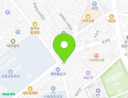강원특별자치도 강릉시 토성로 118 (용강동) 지도