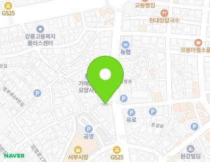 강원특별자치도 강릉시 임영로163번길 1 (용강동) 지도