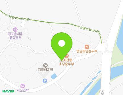 강원특별자치도 강릉시 운정길 133 (운정동) 지도
