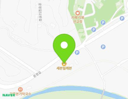 강원특별자치도 강릉시 운정길 52 (운정동) 지도