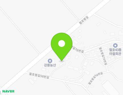 강원특별자치도 강릉시 월호평길58번길 9-9 (월호평동) 지도