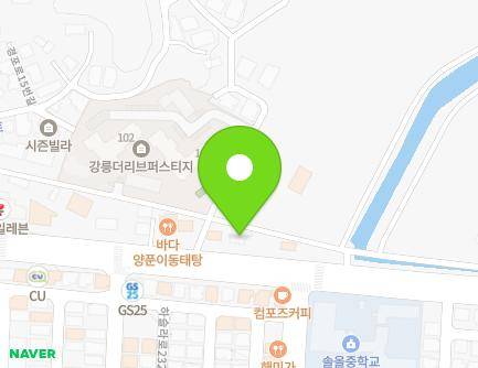 강원특별자치도 강릉시 경포로 37 (지변동) 지도