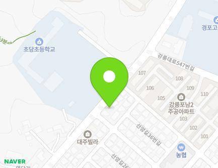 강원특별자치도 강릉시 연당길 26-1 (포남동) 지도