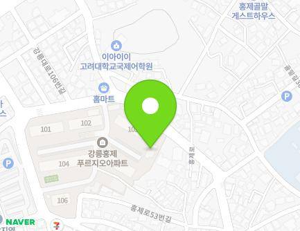 강원특별자치도 강릉시 홍제로 63 (홍제동) 지도