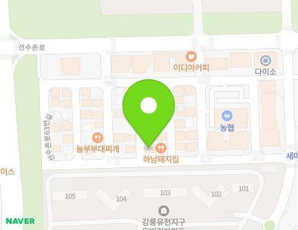 강원특별자치도 강릉시 선수촌로63번길 22-4 (홍제동) 지도