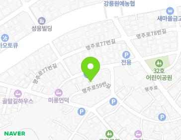 강원특별자치도 강릉시 명주로59번길 15-8 (홍제동) 지도