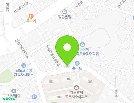 강원특별자치도 강릉시 홍제로71번길 6 (홍제동) 지도