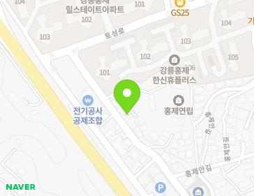 강원특별자치도 강릉시 경강로1953번길 18 (홍제동) 지도