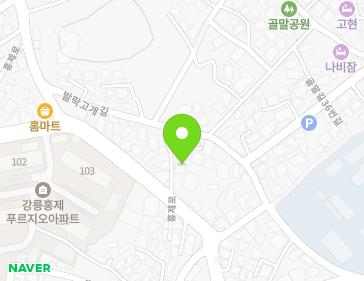 강원특별자치도 강릉시 홍제로 60-4 (홍제동) 지도