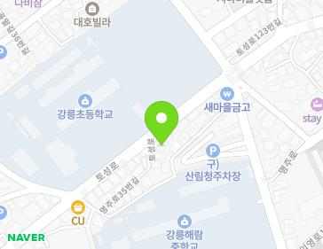 강원특별자치도 강릉시 토성로 106-3 (홍제동) 지도