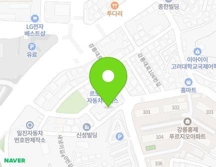 강원특별자치도 강릉시 홍제로71번길 18 (홍제동) 지도