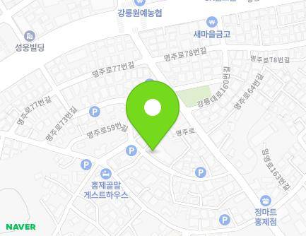 강원특별자치도 강릉시 명주로59번길 12 (홍제동, 강릉명주로교회) 지도