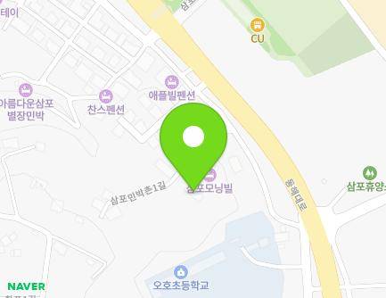 강원특별자치도 고성군 죽왕면 삼포민박촌1길 14-7 (화이트빌) 지도