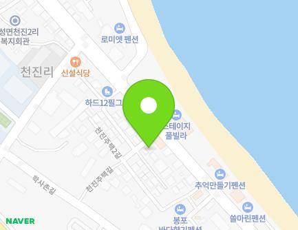강원특별자치도 고성군 토성면 천진주택길 3 (푸른민박) 지도