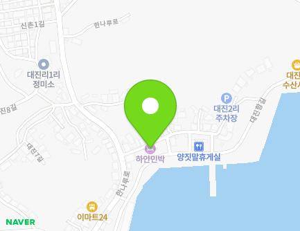 강원특별자치도 고성군 현내면 한나루로3길 6 (하얀민박) 지도
