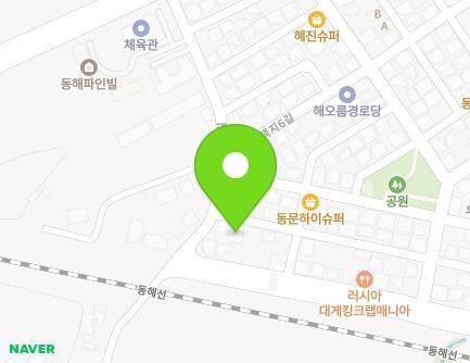 강원특별자치도 동해시 구미택지5길 4 (구미동, 채움) 지도